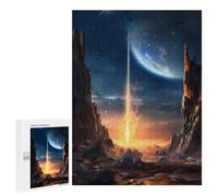 Jigsaw Puzzles for Adults 500 PCS Epic Asteroid Falling Adult Jigsaw Puzzle Relax Games Wall Decoration Gifts for Friends And Family 500 PCS