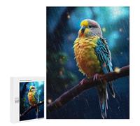 Jigsaw Puzzles for Adults 500 PCS Epic Rainy Budgie Bird Adult Jigsaw Puzzle Family Game Presents for Women Birthday Present, Gifts, 500 PCS