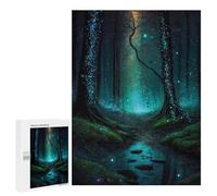 Jigsaw Puzzles for Adults 500 PCS Fairy Night Forest Adult Puzzles Brain Teaser Game Presents for Women Gifts for Friends And Family 500 PCS