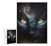 Jigsaw Puzzles for Adults 500 PCS Fantasy Cat Eyes Art Print Puzzles for Teenagers Precision Cutting Difficult And Challenge Birthday And Unique Gifts 500 PCS