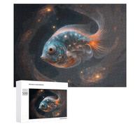 Jigsaw Puzzles for Adults 500 PCS Fantasy Fish A Whimsical Underwater Adventure Puzzle for Adults Relax Games Difficult Hard Gifts for Friends And Family 500 PCS
