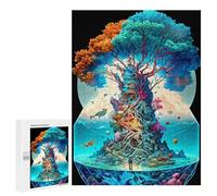 Jigsaw Puzzles for Adults 500 PCS Fantasy Tree Underwater World Jigsaw Puzzle Family Game But Fun And Humorous Birthday Present, Gifts, 500 PCS