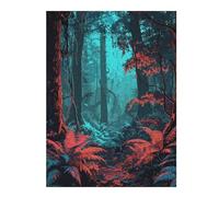 Jigsaw Puzzles for Adults 500 PCS Forest Ancient Jigsaws for Adults Relaxing Games Wall Decoration Fun Activities at Home 500 PCS