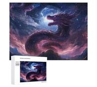 Jigsaw Puzzles for Adults 500 PCS Galactic Dragon Ascension Puzzle for Adults Relax Games Difficult Hard Gifts for Friends And Family 500 PCS