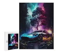 Jigsaw Puzzles for Adults 500 PCS Galactic Forest Car Dreamscape -1 Jigsaws for Adults Family Games Stress Reliever Birthday Present, Gifts, 500 PCS
