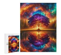 Jigsaw Puzzles for Adults 500 PCS Galactic Glade Reflections Puzzle For Teenagerss But Fun And Humorous Wishlist with Santa Claus Unique Birthday And Xmas Gifts 500 PCS