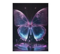 Jigsaw Puzzles for Adults 500 PCS Glowing Butterfly Reflection Jigsaw Puzzle Anti-Stress Toys For Family Fun Help The Brain Exercise 500 PCS