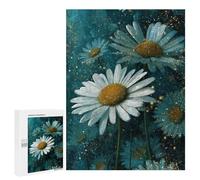 Jigsaw Puzzles for Adults 500 PCS Glowing Daisy Garden Jigsaw Puzzles for Teenagers Improve Memory Train Your Brain And Hands Stress Reduction Gifts 500 PCS