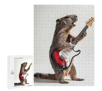 Jigsaw Puzzles for Adults 500 PCS Groundhog Guitar Jigsaws for Adults Toy Wall Decor Perfect Decoration Challenging To Complete 500 PCS