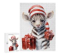 Jigsaw Puzzles for Adults 500 PCS Jolly Puppy Zebra Adult Puzzles Brain Teaser Game Presents for Women Gifts for Friends And Family 500 PCS