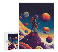 Jigsaw Puzzles for Adults 500 PCS Journey Through Colorful Planets Jigsaw Puzzle Family Game But Fun And Humorous Birthday Present, Gifts, 500 PCS