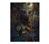 Jigsaw Puzzles for Adults 500 PCS Jungle Guardian A Mystical Creature Jigsaw Puzzle Toy Wall Decor Analysis And Logic Challenging To Complete 500 PCS