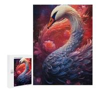 Jigsaw Puzzles for Adults 500 PCS Magical Swan Artwork Jigsaws for Adults Fun Games Perfect Decoration Challenging To Complete 500 PCS