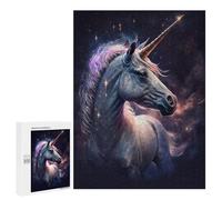 Jigsaw Puzzles for Adults 500 PCS Magical Unicorn Fantasy Art Print Puzzles for Teenagers Precision Cutting Difficult And Challenge Birthday And Unique Gifts 500 PCS