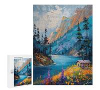 Jigsaw Puzzles for Adults 500 PCS Mountain Bright Landscape Jigsaws for Adults Relax Games Presents for Women Gifts for Friends And Family 500 PCS