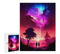 Jigsaw Puzzles for Adults 500 PCS Nebula Lake Discovery Jigsaws for Adults Relax Games Presents for Women Gifts for Friends And Family 500 PCS