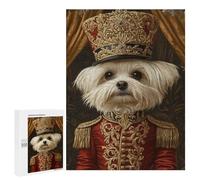 Jigsaw Puzzles for Adults 500 PCS Neobaroque Nutcracker Maltese Dog Adult Jigsaw Puzzle Relax Games Wall Decoration Gifts for Friends And Family 500 PCS