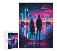 Jigsaw Puzzles for Adults 500 PCS Night Life Couple Lovers Jigsaws for Adults Relax Games Presents for Women Gifts for Friends And Family 500 PCS