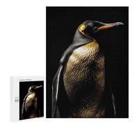 Jigsaw Puzzles for Adults 500 PCS Penguin Gold Animal Adult Puzzles Brain Teaser Game Presents for Women Gifts for Friends And Family 500 PCS