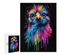 Jigsaw Puzzles for Adults 500 PCS Pop Art Rainbow Silkie Chi Adult Jigsaw Puzzle Relax Games Wall Decoration Gifts for Friends And Family 500 PCS