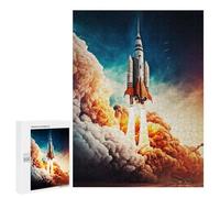 Jigsaw Puzzles for Adults 500 PCS Rocket Launch Future Jigsaws for Adults Relax Games Presents for Women Gifts for Friends And Family 500 PCS
