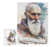 Jigsaw Puzzles for Adults 500 PCS Saint Benedict Benedictine Adult Puzzles Brain Teaser Game Presents for Women Gifts for Friends And Family 500 PCS