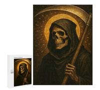 Jigsaw Puzzles for Adults 500 PCS Saint Grim Reaper Dark Art Adult Jigsaw Puzzle Relax Games Wall Decoration Gifts for Friends And Family 500 PCS