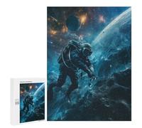 Jigsaw Puzzles for Adults 500 PCS Scuba Diver In Space Adult Puzzles Brain Teaser Game Presents for Women Gifts for Friends And Family 500 PCS