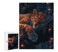 Jigsaw Puzzles for Adults 500 PCS Sleeping Leopard in Jungle Adult Jigsaw Puzzle Family Game Presents for Women Birthday Present, Gifts, 500 PCS