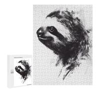 Jigsaw Puzzles for Adults 500 PCS Sloth Watercolor Jigsaws for Adults Relax Games Presents for Women Gifts for Friends And Family 500 PCS