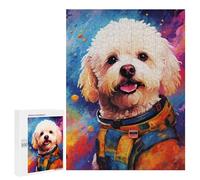 Jigsaw Puzzles for Adults 500 PCS Space Poodle Adventure -2 Puzzles for Teenagers Precision Cutting Difficult And Challenge Birthday And Unique Gifts 500 PCS