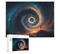 Jigsaw Puzzles for Adults 500 PCS Stellar Vortex Cosmic Journey Jigsaws for Adults Fun Games Perfect Decoration Challenging To Complete 500 PCS