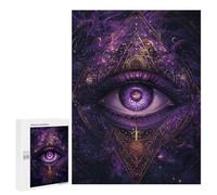 Jigsaw Puzzles for Adults 500 PCS The All Seeing Eye Adult Jigsaw Puzzle Relax Games Wall Decoration Gifts for Friends And Family 500 PCS