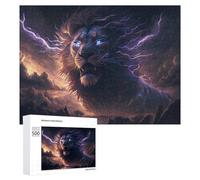 Jigsaw Puzzles for Adults 500 PCS Thundering Lion Storm -2 Teenagers Puzzles DIY Toys Home Decoration Unique Birthday And Xmas Gifts 500 PCS