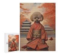 Jigsaw Puzzles for Adults 500 PCS Toy Poodle The Samurai Puzzle for Adults Hands-on Game Wall Decoration Fun Activities at Home 500 PCS