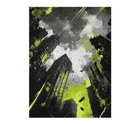 Jigsaw Puzzles for Adults 500 PCS Urban Chaos Jigsaw Puzzle Toy Wall Decor Analysis And Logic Challenging To Complete 500 PCS