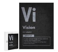 Jigsaw Puzzles for Adults 500 PCS Vision Element - Manifestation, Success Motivation Puzzle For Teenagerss But Fun And Humorous Wishlist with Santa Claus Unique Birthday And Xmas Gifts 500 PCS