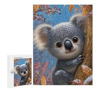 Jigsaw Puzzles for Adults 500 PCS Winter Koala in Tree Jigsaw Puzzles for Teenagers Improve Memory Train Your Brain And Hands Stress Reduction Gifts 500 PCS
