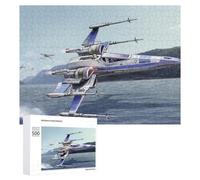 Jigsaw Puzzles for Adults 500 PCS X-Wing Fighter Aerial Warfare Excellence Jigsaws for Adults Fun Games Perfect Decoration Challenging To Complete 500 PCS