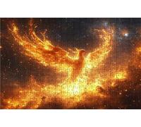 Jigsaw Puzzles for Adults 500 Phoenix 500 Piece Jigsaw Puzzles for Adults Challenging Puzzle Educational Game for The Whole for Women Gifts for Men Wall Art Room Decor Starry Sky 20x16 Inch RXPT-11099