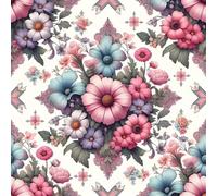 Jigsaw Puzzles for Adults 500 Piece,45x45 cm puzzle for adults Educational Game Challenge Toy 500 Pieces puzzles for Adult Home Decoration Puzzle Pink Flower Mandala