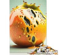 Jigsaw Puzzles for Adults 500 Piece Art Exotic Fruit Rectangular Jigsaw Puzzles for Adults & Woodenboard Puzzles Family Decoration 500pcs (52x38cm)