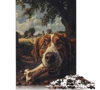 Jigsaw Puzzles for Adults 500 Piece Beagle Dogs Jigsaw Puzzles for Adults for Educational Games Home Decor 500pcs (52x38cm)