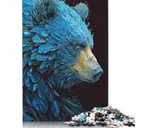 Jigsaw Puzzles for Adults 500 Piece Bear Feathered Bird Jigsaw Puzzles for Adults for Educational Games Home Decor 500pcs (52x38cm)