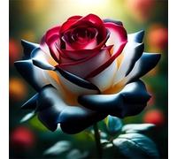 Jigsaw Puzzles for Adults 500 Piece Black Red Rose 45x45cm, Creative puzzles for adults 500 Piece Funny and Artistic Christmas Birthday Gifts for Boys Girls