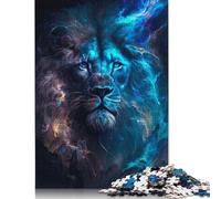 Jigsaw Puzzles For Adults 500 Piece Blue Celestial Lion Puzzle Jigsaw For Adults Challenging Game 500pcs (52x38cm)