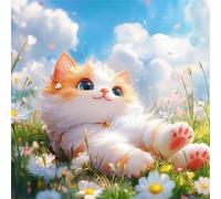 Jigsaw Puzzles for Adults 500 Piece Cloud Cat Weeds, Jigsaws 500 pieces for adults Family Activity, Challenging puzzles Games, Colourful, Beautiful Decoration Puzzle