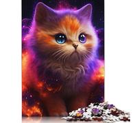 Jigsaw Puzzles for Adults 500 Piece Colorful Cat Jigsaw Puzzles for Adults for Educational Games Home Decor 500pcs (52x38cm)