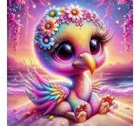 Jigsaw Puzzles for Adults 500 Piece Colorful Ostrich, Jigsaws 500 pieces for adults Family Activity, Challenging puzzles Games, Colourful, Beautiful Decoration Puzzle