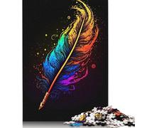 Jigsaw Puzzles for Adults 500 Piece Colorful Pens Jigsaw Puzzles for Adults for Educational Games Home Decor 500pcs (52x38cm)